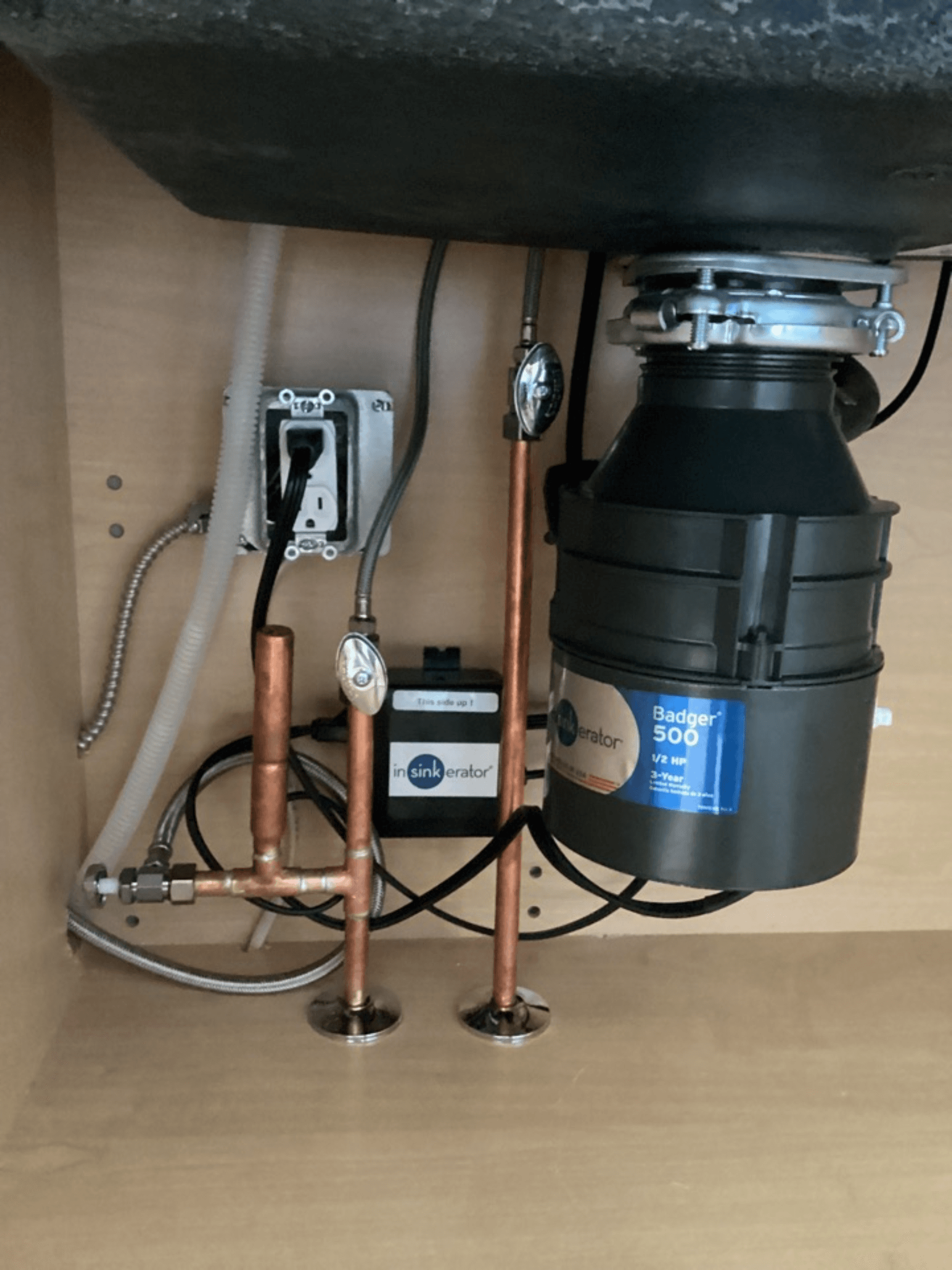 Garbage Disposal & Dishwasher Hookups